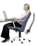 oturma sağlanmaktadır. Mesafe Yok! Glide-Tec ile çalışma sırasında hareket edebilir ve her pozisyonda çalışma masasına olan uzaklığı koruyabilirsiniz.