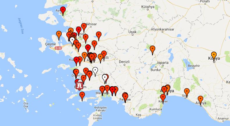 Özellikle Milas-Bodrum-Gökova Körfezi Datça civarları ülkemizde deprem dizilerinin yoğun gözlendiği bölgeler arasında yer alır.