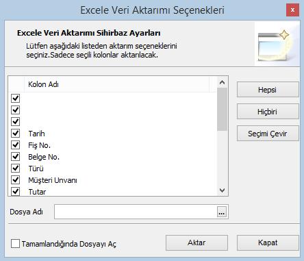 Kod tipi Standart ya da Kullanıcı Tanımlı Alan olduğunda, Lot No. alanına malzeme kartı seri grubu tanımına eklenen "Lot No" alanı seçilmelidir.