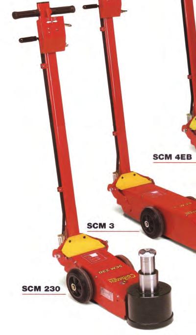 850,00 SCM 4 EB Kaldırma kapasitesi Minimum yükseklik Max. kaldırma yüksekliği Ağırlık : 30 ton : 14,6 cm.