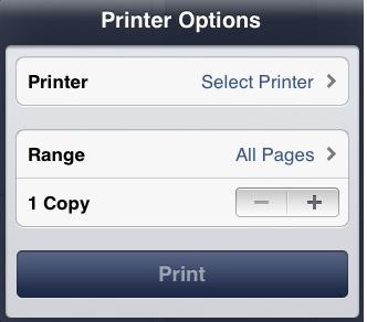 3 Yazdırılıyor AirPrint özelliği etkin uygulamalar, AirPrint özelliği etkin bir aygıtta yazdırma işlemi yapabilir. Bir sürücü yüklemenize gerek kalmaz.