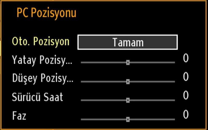 Çıkmak için MENU tuşuna basınız. Ses Ayarları Menü Öğeleri Ses seviyesi: Ses seviyesini ayarlar. Ekolayzır: Ekolayzır alt menüsünü görüntülemek için OK tuşuna basınız.