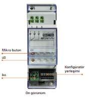 1000 W Elektronik trafolar 4 A cosø 0,5-1000 VA Ferromanyetik trafolar LED BUS Konfigüratör