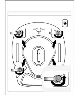 BÖLÜM-3: KURULUM NAKLİYE EMNİYET VİDALARININ ÇIKARTILMASI Çamaşır makineniziı çalıştırmadan önce makinenin arka tarafındaki nakliye emniyet