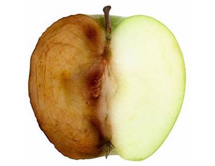 1.MİKROBİYOLOJİK OLMAYAN BOZULMALAR Enzimatik esmerleşme, meyvelerde (kayısılar, armutlar, muzlar, üzümler), sebzelerde