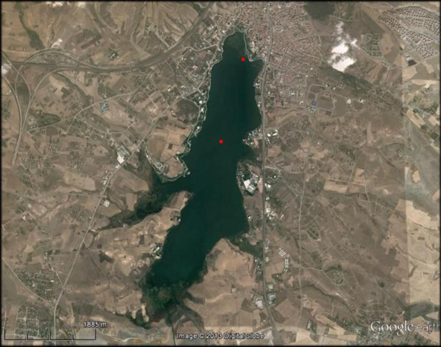 3.3.2 Mogan Gölü Mogan Gölü, Ankara şehir merkezine olan yakınlığından, bu alanın rekreasyon alanı olarak kullanılmasından ve bu bölgedeki en büyük göl olma özelliği bakımdan örnekleme alanı olarak