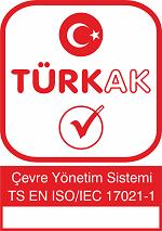 Akreditasyon No: ISO 14001:2015 Çevre Yönetim Sistemi Belgelendirmesi 01 02 03 04 06 08 09 12 17 18 22 23 24 28 29 30 32 33 34 35 36 37 * EA Kodu Tarım, balıkçılık Madencilik ve taş ocağı işletmesi