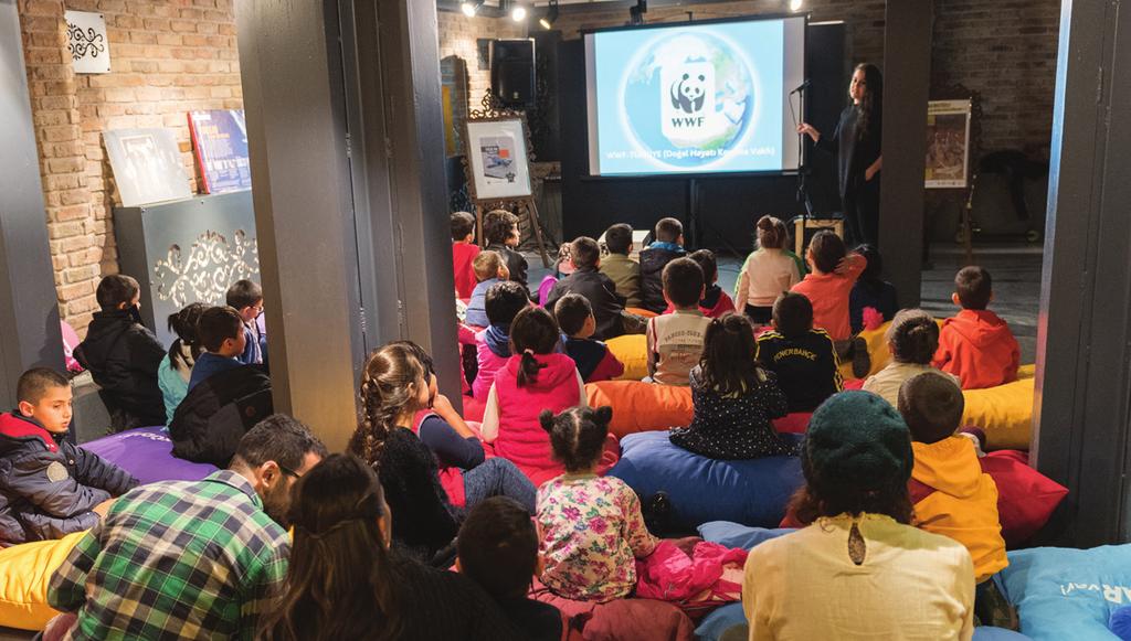 Doğal Hayatı Koruma Derneği (WWF - Türkiye) ile iş birliği yapan girişim, Nev Mekan atölyesinde çocuklar için bir etkinlik düzenlendi ve Hasan Tan Çocuk Yuvası ndaki 50 çocuk için nesli tükenmekte