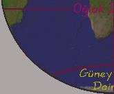 TÜYE'DE EVSLE VE ÖZELLLE 45 44 4 42 21 art (Ekinoks) 2 Eylül (Ekinoks) Güneş ışınları Ekvator'a öğlen vakti dik (9) düşer. Güneş ışınları Ekvator'a öğlen vakti dik (90 o ) düşer.