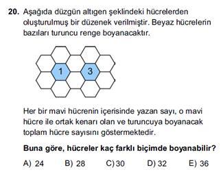 LYS 07 MATEMATİK ÇÖZÜMLERİ 4.a çarpımının ile bölümünden kalanın olması isteniyor. 4a olmaz, 4a olmaz, 4a 4 olur. a 6 dır. 4.b çarpımının 7 ile bölümünden kalanın 5 olması isteniyor.