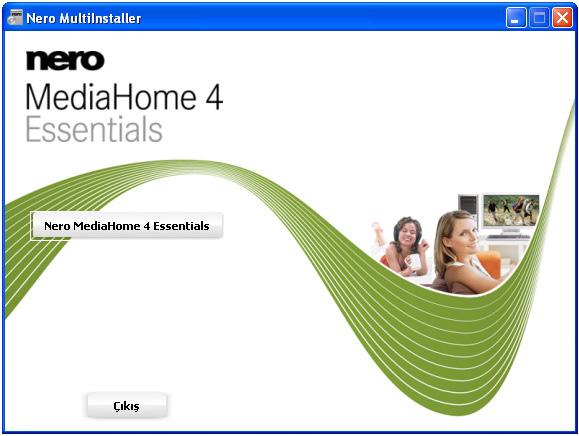 Ek E: Nero Media Home Kurulumu Bu yazılım Windows XP ve Windows 7 ile uyumludur.