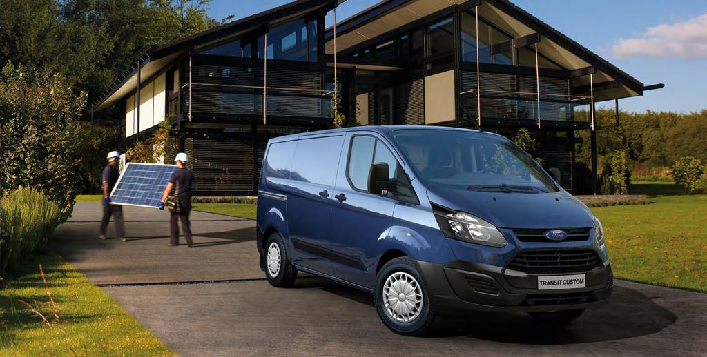 2 Geniş ürün yelpazesi Yeni Ford Transit Custom; Van, Kombi ve Kombi Van seçenekleriyle ticarete yeni