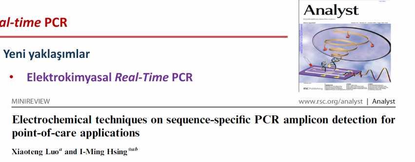 Real-time PCR Yeni yaklaşımlar