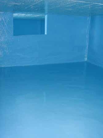 Su depolarının (metal veya beton) korozyona karşı içten yalıtımı Depo, çamur, kir, pas, yağdan arındırılmalı ve kurutulmalıdır.