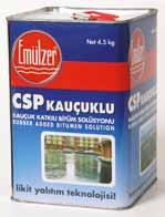 Soğuk uygulamalıdır. Isıtma ve inceltme gerektirmez. Çok çabuk kurur. Eksiz ve kesintisiz bır izolasyon tabakası oluşturur. Yüksek sülfat dayanımı vardır.