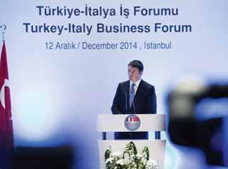 Intervento di saluto del Presidente del Consiglio italiano Ma eo Renzi al Business Forum Italia-Turchia Oggi, vorrei darvi il mio benvenuto.