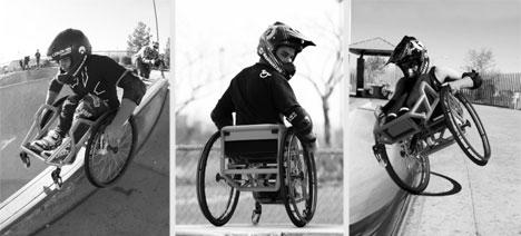 Resim 14. HTX tekerlekli sadalye (3) TARTIŞMA Günümüzde engelli sporlarında sporcular farklı alanlarda, farklı fiziksel aktiviteler yapmak suretiyle yarışmaktadırlar.