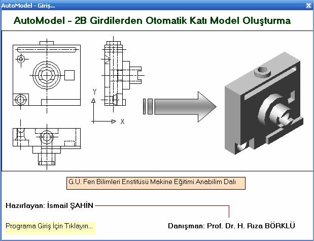 180 Şekil 10.1. Programa giriş ekranı 10.2. Ana Menü Ana menü programın yönlendirildiği menüdür.