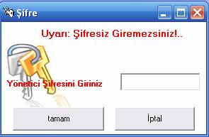 193 yapabilmektedir. Bu bölüme uzman kullanıcı dışındaki kullanıcıların erişimi, US bilgi tabanına zarar verebilecektir. Şekil 10.19. Yönetici şifre giriş ekranı Uzman menü aşağıdaki alt menülerden