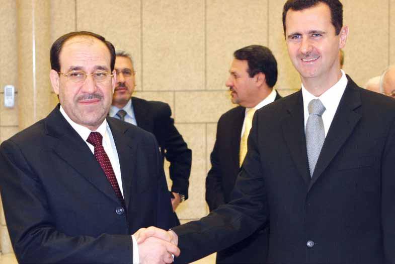 Irak ta Maliki Hükümeti, Esad rejimine destek vermeyi sürdürüyor.
