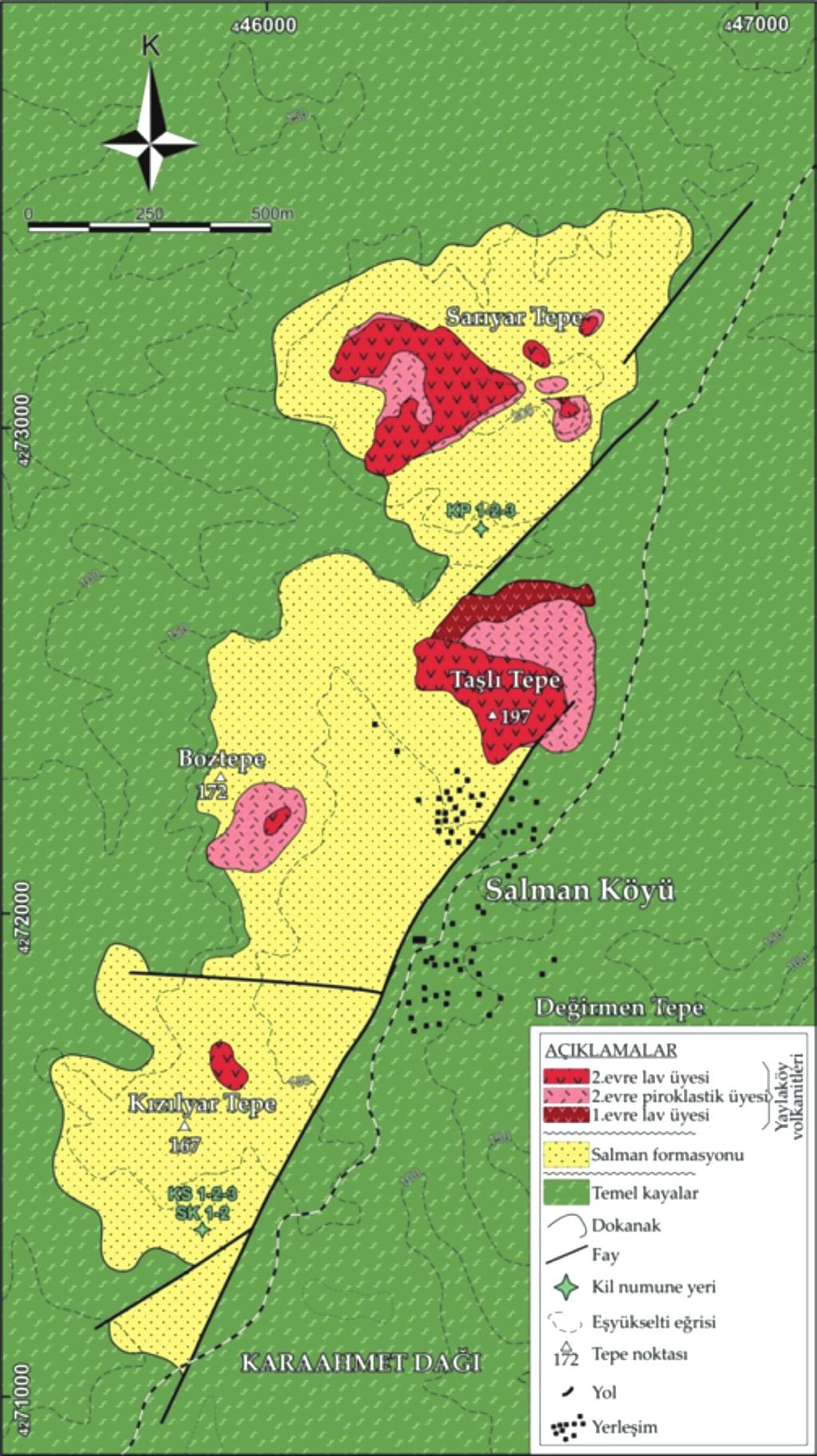 Karaburun Yarımadası nın Kuzey Kesimindeki Killerin Stratigrafisi, Sedimantolojisi ve Ekonomik Kullanım