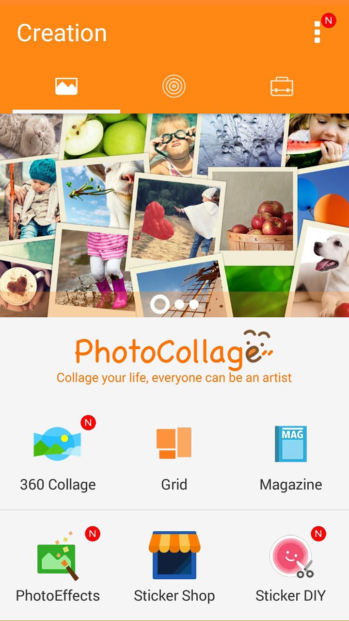 PhotoCollage Fotoğraf koleksiyonunuzdan bir kolaj oluşturmak için PhotoCollage uygulamasını kullanın.