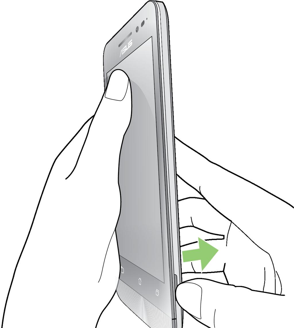 4. Pili çıkarın. 5. Mikro SIM kartı Mikro SIM kart yuvasından çıkarıp, pili ve arka kapağı yerine takın.