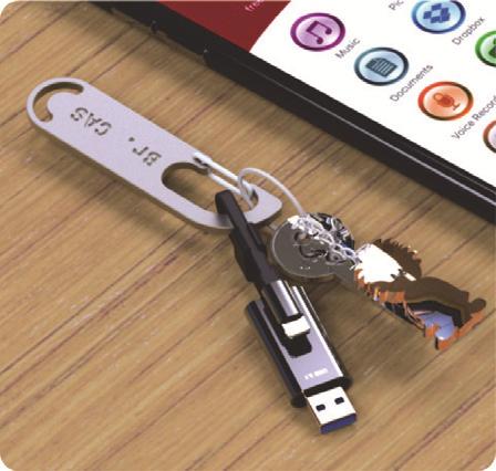 böylece çok istediğiniz daha fazla içeriği saklamak için ekstra yere sahip olursunuz. Dosyaları USB 3.