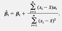 Basit regresyonda beta(1) in