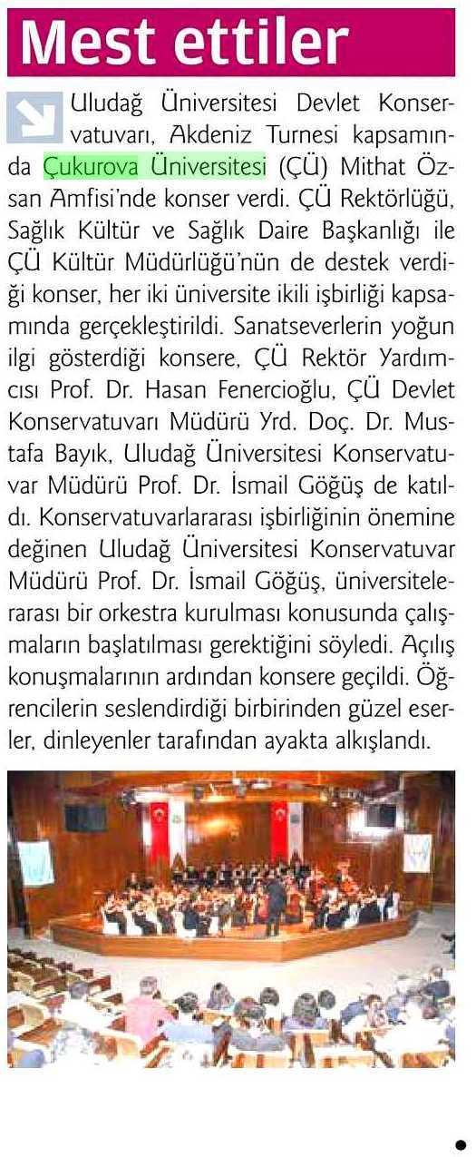 MEST ETTILER Yayın Adı : Adana Medya Sayfa :