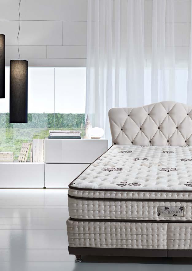 Classic Seri Optimum Optimum yatağın tasarımında kullanılan yüksek yoğunluktaki üst katman ve yüksek mukavemetli, sayısı arttırılmış yay sistemi uyku kalitesini arttırırken, yatağın yıllarca deforme