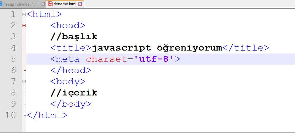 Javascript Html sayfalarının içine yazılarak, sayfayı daha etkileşimli hale getirir. click olayları, uyarı mesajları gibi hareketlerle sayfayı daha dinamik hale getirir.