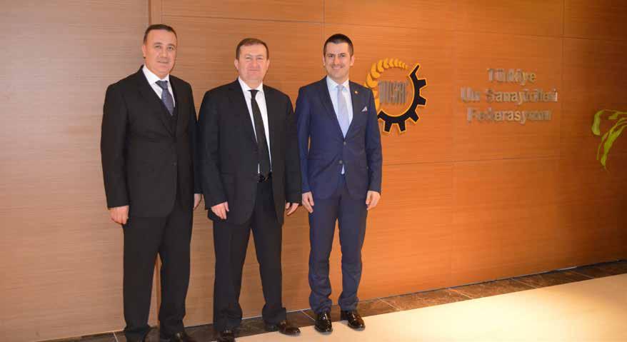 TUSAF Başkanı Eren Günhan ULUSOY; 15 Şubat 2017 tarihinde Ankara da Federasyon Merkezimizde TMO Genel Müdürü ve Yönetim Kurulu Başkanı İsmail KE- MAOĞLU ile bir araya geldi.
