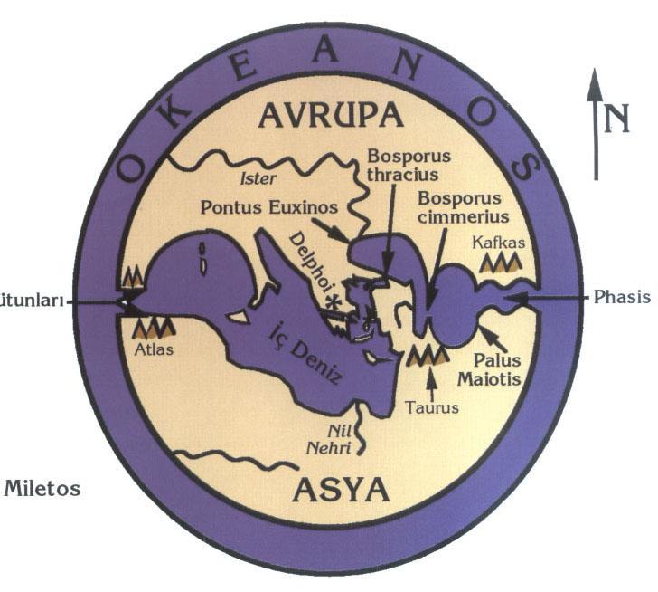 Babil haritasıyla Anaksimandros un