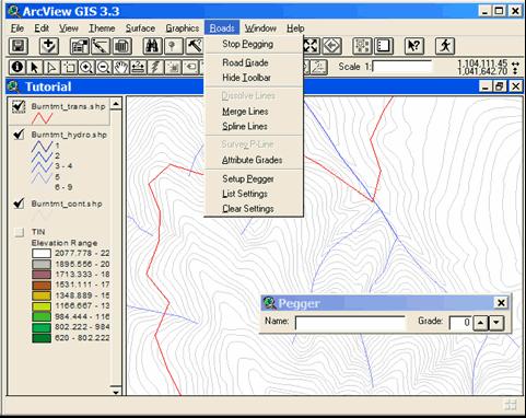 güzergahının 3-B görüntüsünü ArcView GIS yazılımı ortamında geliştirebilmektedir. Bu model, optimum orman yolu güzergahının bulunmasını amaçlamamaktadır.