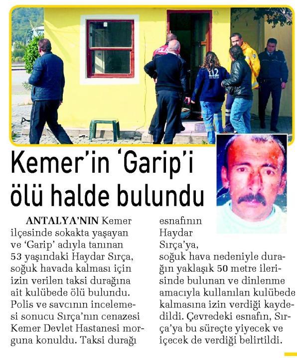 SABAH ANTALYA Tarih : 12.2.2017 AKDENİZ GÜNLÜK BÖLGESEL GA.