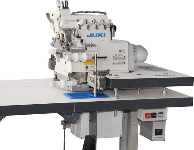 rollers, uniform tension throughout the collar Automatic thread cutting and waste