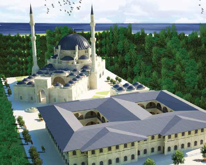 09 CUBİTİ CAMİİ 44 Cubuti Camii Diyanet işlerinin bağışladığı camii tamamlandığında 3.000 kişiye hizmet edecek.
