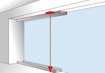 kullanılarak en fazla 60 cm aralıklar ile tavana sabitlenir.