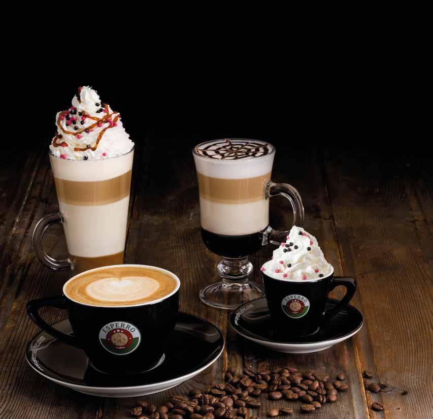 Espresso Bazlı Kahveler 10. Cappuccino Espresso ve sıcak süt ile keyifli bir tat. 11. Espresso Con Panna Espressonun çırpılmış tatlı krema ile sunumu. 12.