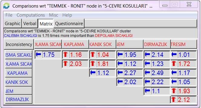 169 RONIT Optik Takımına Göre