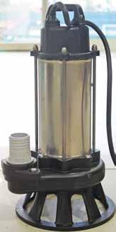 Foseptik ve Kanalizasyon Suları İçin Dalgıç Pompalar Teknik Özellikler Foseptik, kanalizasyon ve endüstriyel uygulamalar için kullanıma uygundur.