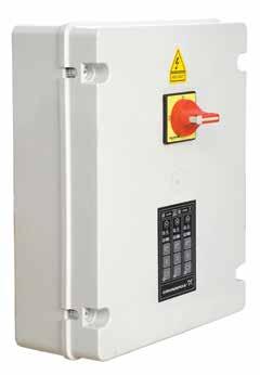 Grundfos Atık Su Pompaları QE WW Kontrol Panoları Ortak Özellikler Otomatik rotasyonlu çalışma (2 ve 3 pompalı için) Motor aşırı yüklenmeye karşı koruma (termal şalter girişi ile) Genel alarm kontağı