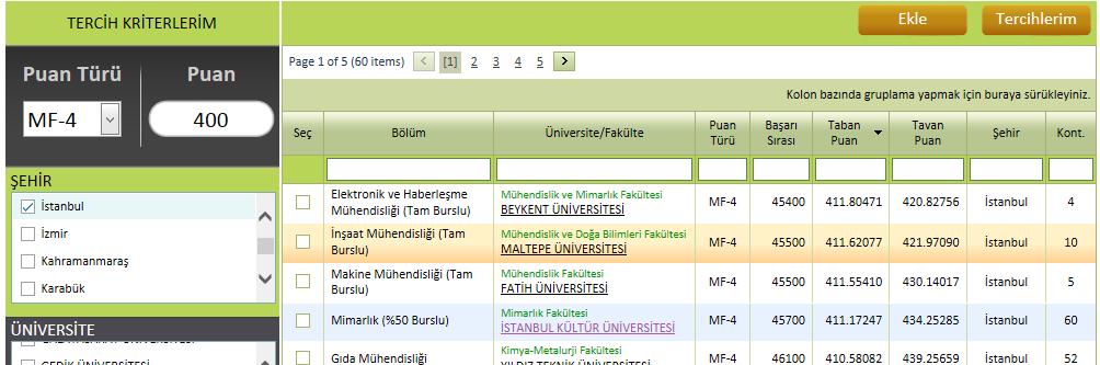 Sonrasında, seçimlerin başarıyla kaydedildiği yönünde mesaj alınması