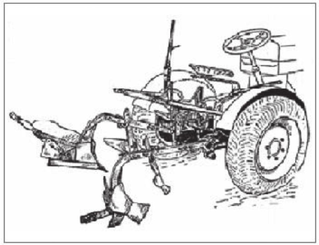 sisteminin geliştirilmesidir. 1950 yılına gelindiğinde traktörlerde hiç hidrolik yoktu (Şekil 1).