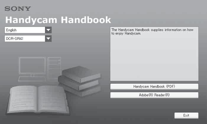 Bilgisayarın keyfine varın Bilgisayarla kullanma Yüklenecek el kitabı/yazılım x Handycam El Kitabı (PDF) Handycam El Kitabı nda (PDF) kameranız ve pratik kullanımıyla ilgili ayrıntılı bilgiler