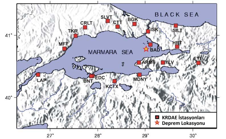 Marmara bölgesinde özellikle büyük depremlerin sayısının fazla olmaması, çalışmanın ilk aşamada küçük depremler kullanılarak yüksek frekanslarda ve daha lokal ölçekte uygulanmasına yöneltmiştir.