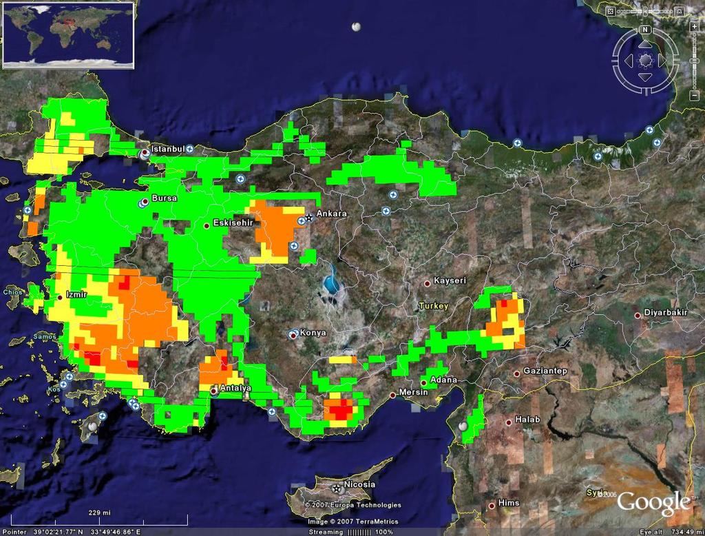 Söndürme İle İlgili Çalışmalar Yer ekiplerince kullanılmak üzere; 970 arazöz, 282 tanker arazöz, 467 ilk müdahale aracı, 184 dozer, 156 greyder, 35 loder bulunmaktadır.