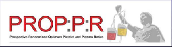 Pragmatic Randomized Optimal Platelet and Plasma Ratios Study 12 Travma merkezi Travma veya ciddi kanaması olan 11.