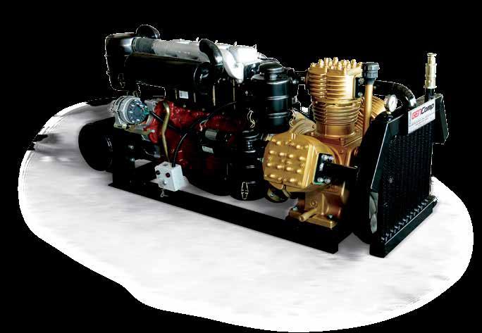HR 160-3 Yenilenmiş Dizel Kompresör / Renewed Diesel Compressor TR EN SERBEST HAVA GEÇİŞİ (DEBİSİ) ÇALIŞMA BASINCI